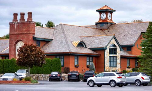 The clubhouse in Tewksbury, USA
